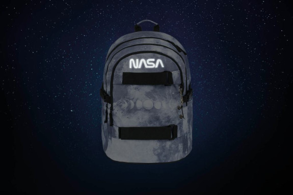 Set 3 Skate NASA Grey: batoh, peračník, sáčok Baagl