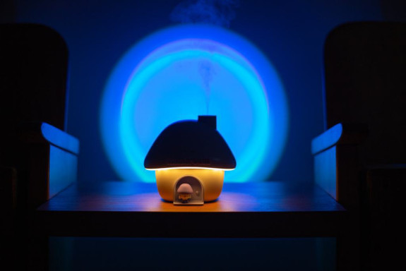 Zvlhčovač vzduchu a LED lampička 2 v 1 - hubka, Mary's