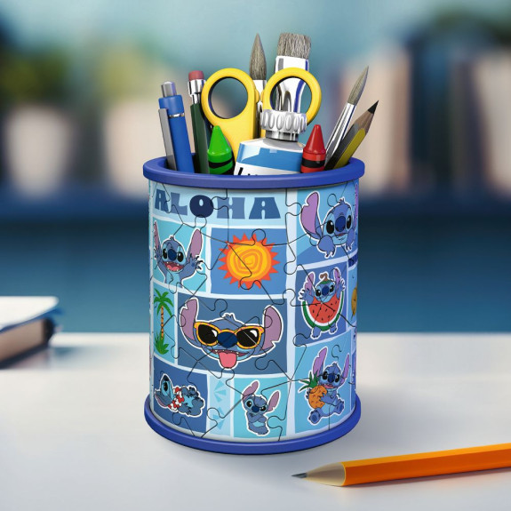 3D Puzzle stojan na ceruzky Disney Stitch