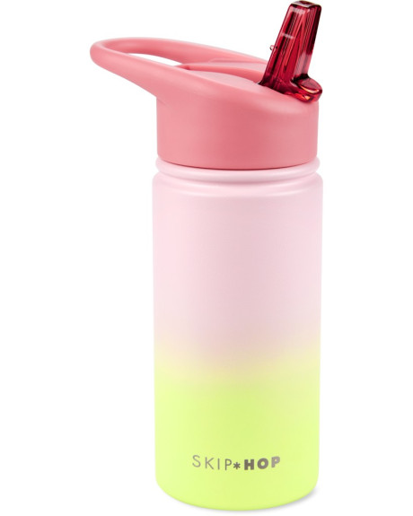 Fľaša so slamkou nerezová Wander 450 ml Skip Hop