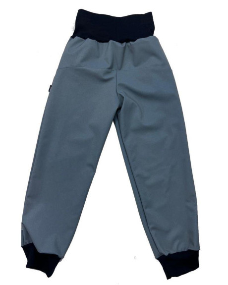 Šedé softshell nohavice s lemom T-rex RDX