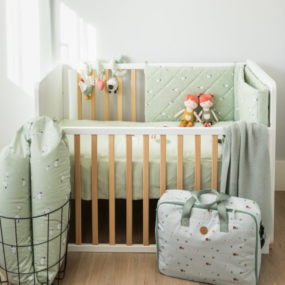 2-dielny bavlnený set do postieľky 0 m+ bonjourbébé