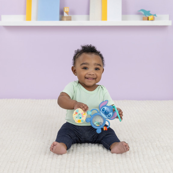 Hračka na C krúžku senzorická Stitch Tummy Tumble™ 0 m+ Bright Starts