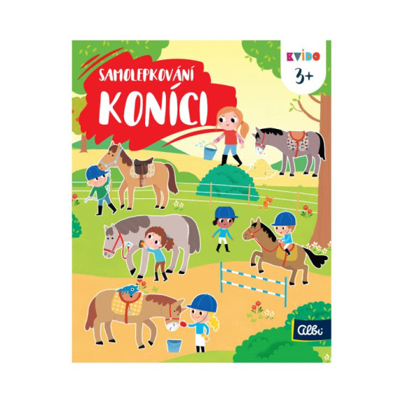 Kvído - Samolepkovanie: Koníky Trefl