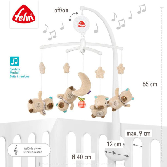 Hrací kolotoč capybara Baby Fehn