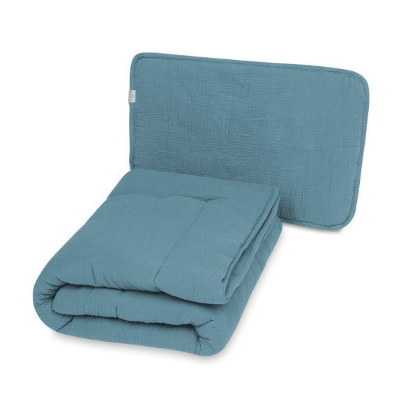 Mušelínový set prikrývka a vankúš 135 x 100 / 40 x 60 cm Babymatex