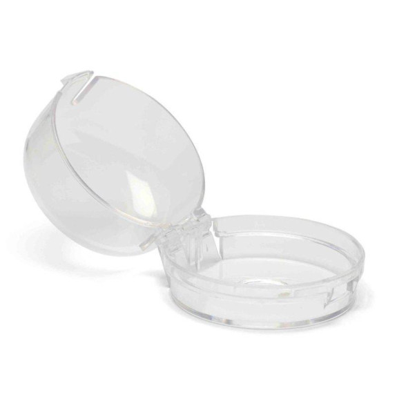 Krytky gombíkov sporáka 2 ks Transparent