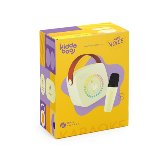 Bluetooth mini karaoke set s mikrofónom a reproduktorom Yellow