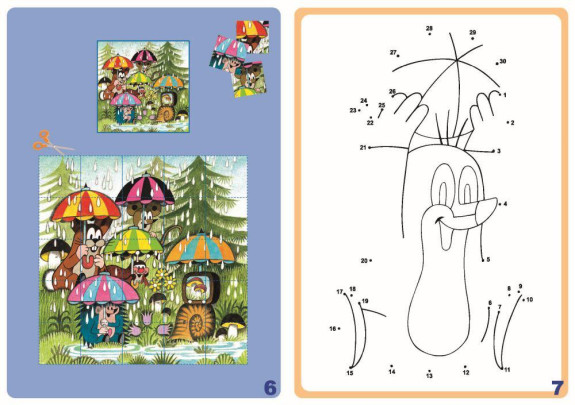 Activity book A4 - Krtko a zvieratká