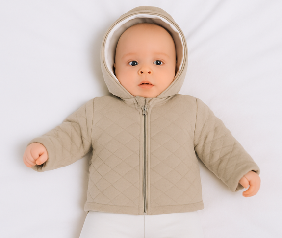 Zimný kabátik thermo Béžová Baby Service
