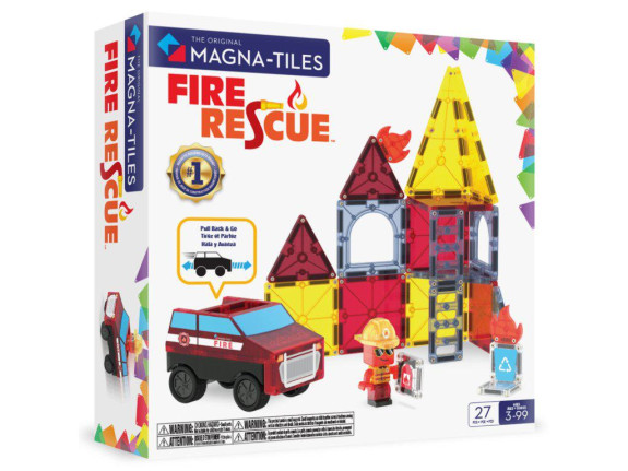 Magnetická stavebnica Fire Rescue 27 dielov