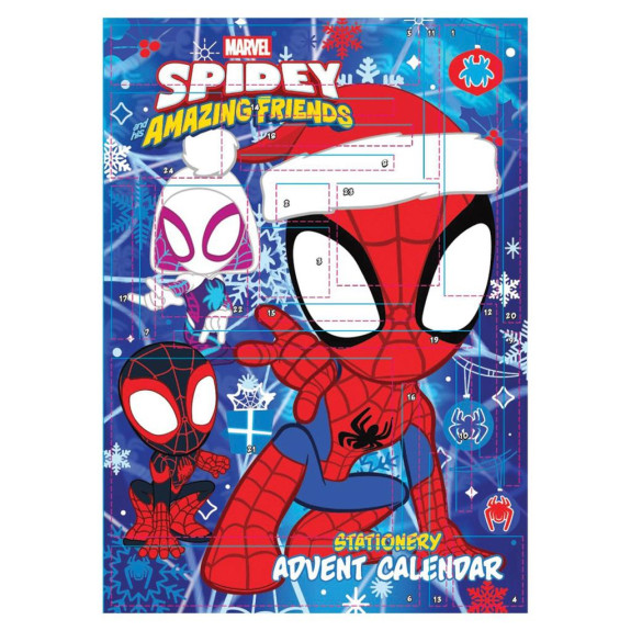 Adventný kalendár Spidey a priatelia 28 x 38 cm