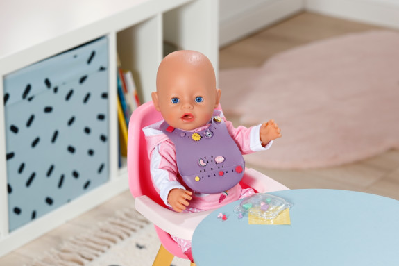Podbradník s nacvakávacími ozdobami BABY born