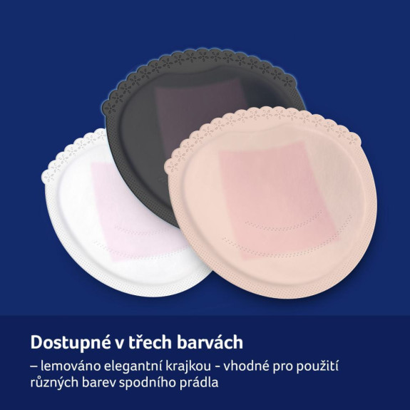 Vložky do podprsenky antibakteriálne Discreet Elegance 20 ks čierne Lovi