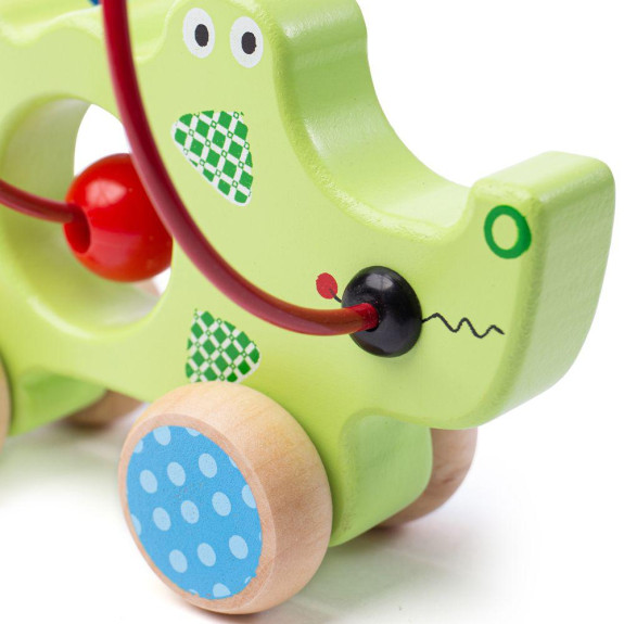 Bigjigs Baby Motorický labyrint krokodíl