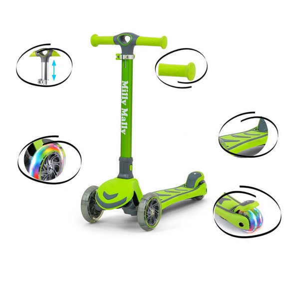 Detská kolobežka Scooter Boogie Milly Mally