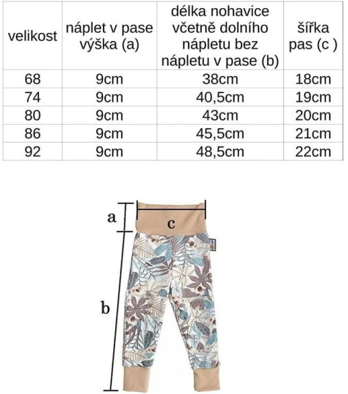 Protišmykové nohavice pre deti na lezenie medvedík modrý