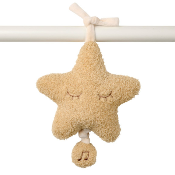 Hračka hudobná Teddy hviezdička Nattou 25 cm, 0 m+