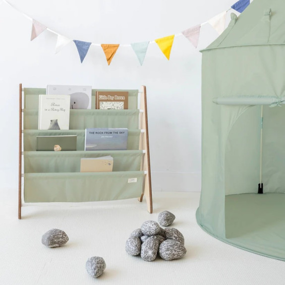 Stojan na knižky Recycled Solid/Green 3 Sprouts