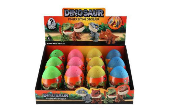 Dinosaurus hryzenie vo vajíčku 10 cm