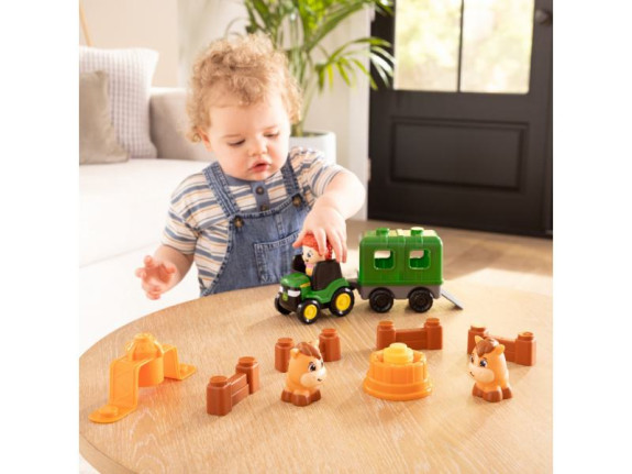 Postav si kamaráta - set s koníkmi John Deere Kids