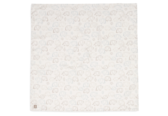 Plienky zavinovacie 2ks 115x115 cm Jollein Elephant Tales