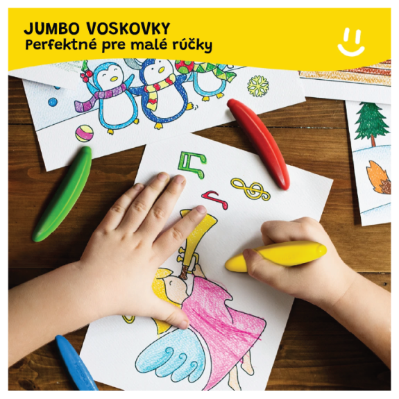 Prvé voskovky zo včelieho vosku Banány 12 ks Jarmelo