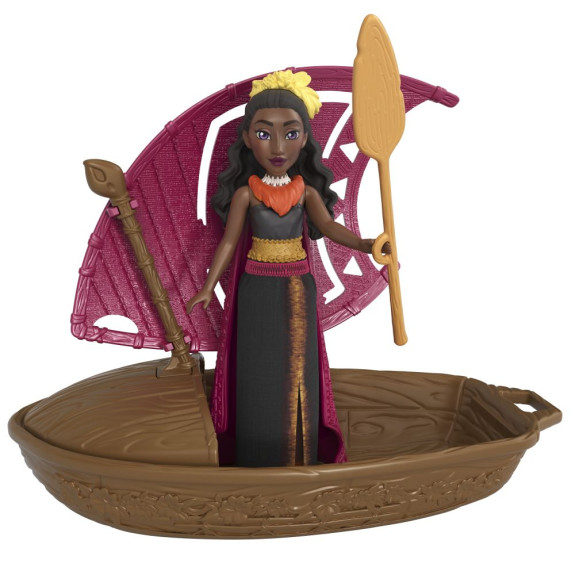 Bábika Vaiana mini prekvapenie v kajaku Disney Mattel