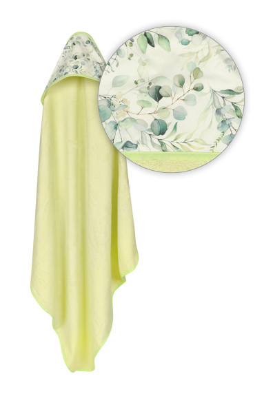 Osuška s kapucňou Bamboo design 100 x 100 cm Babymatex