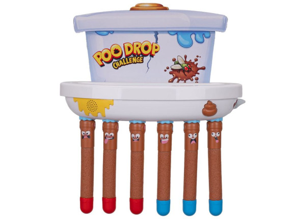 Poo Fighters hra chyť padajúce lajno na batérie so zvukom