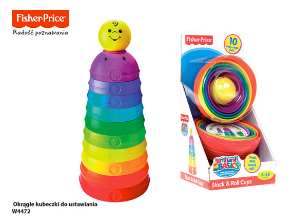 Fisher price aktívna skladačka s rolničkou