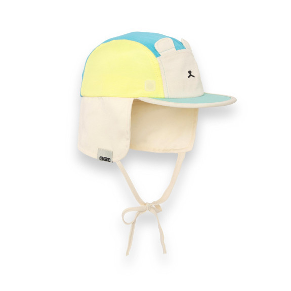 Šiltovka s UV ochranou a ochranou krku Bear Blue KiETLA FUN OURS‘ON
