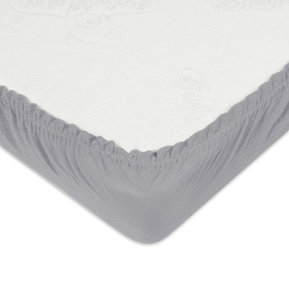 Mušelínové prestieradlo s gumou 60 x 120 cm BabyMatex
