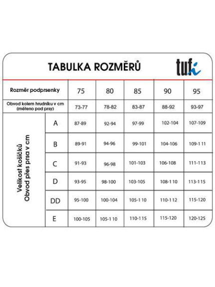 Dojčiacia podprsenka čierna TUFI