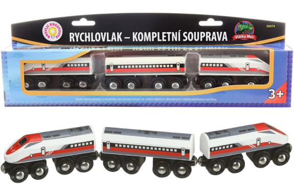 Vláčiky Max - Rýchlovlak kompletná súprava
