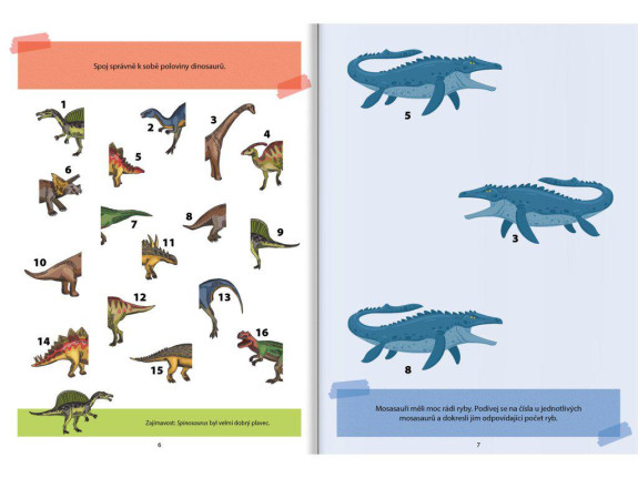 Zábavné hry - Dinosaury 7+