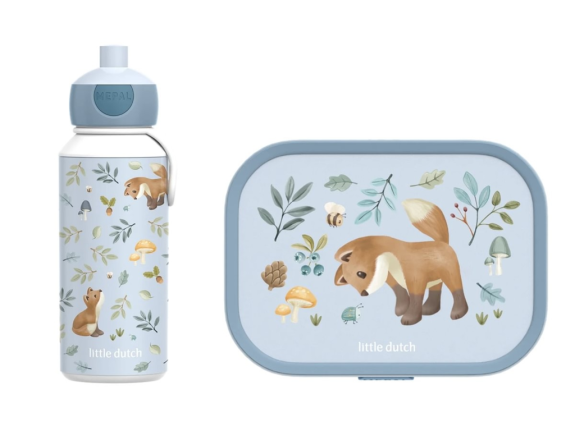 Olovrantový set (fľaša 400 ml+box) Little Dutch
