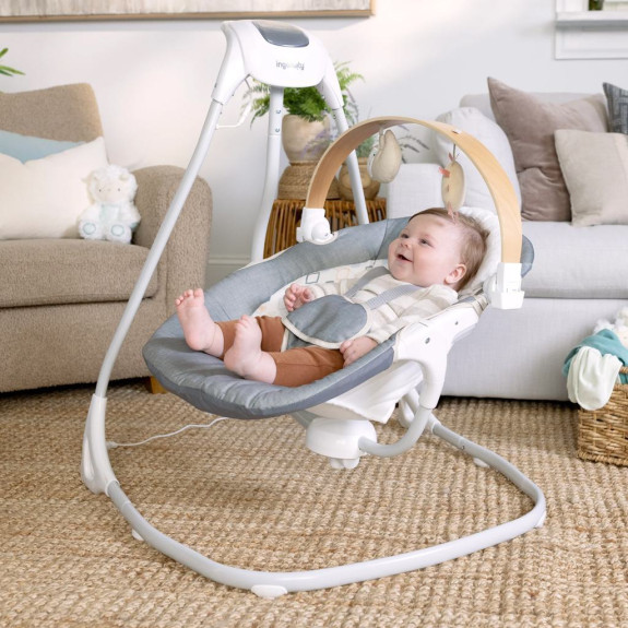 Hojdačka pohupujúca hudobný Parker™ 0 m+, do 9 kg Ingenuity