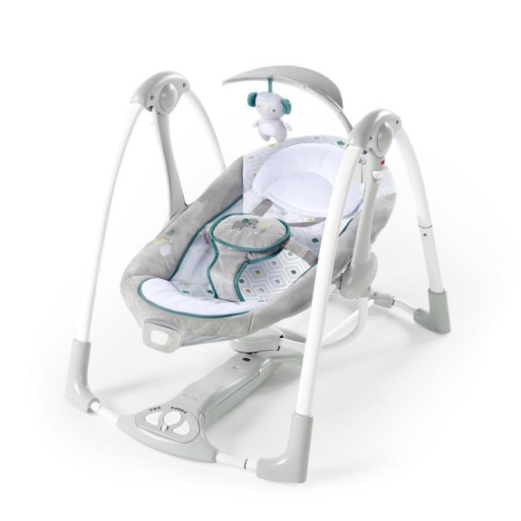 Hojdačka konvertibilná vibrujúca s melódiou Nash 2 v 1, 0 m+ do 9 kg Ingenuity