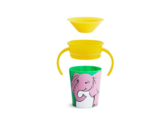 Munchkin - Juniorský hrnček WildLove 360 ° s uškami 177 ml