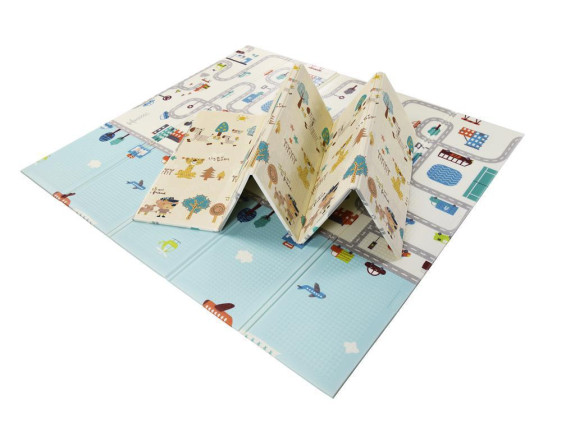 Hracia podložka Play Mat XXL 200 x 180 cm City forest Asalvo