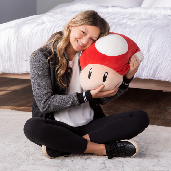 Super Mario plyšová huba 34 cm Mocchi Mocchi