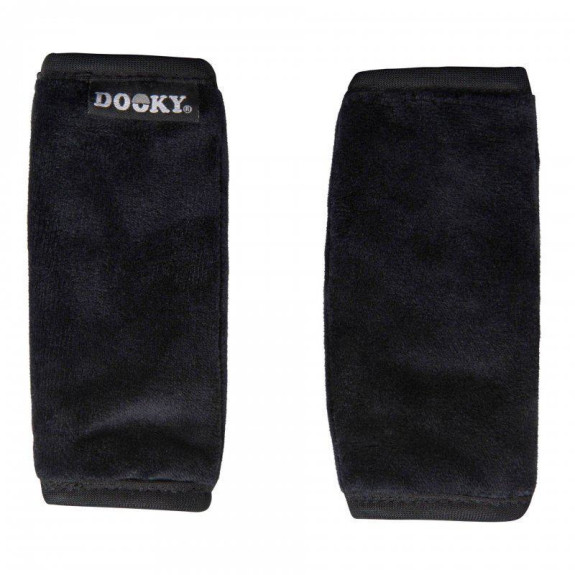 Chránič pásu Seatbelt Pads Black 2 ks Dooky