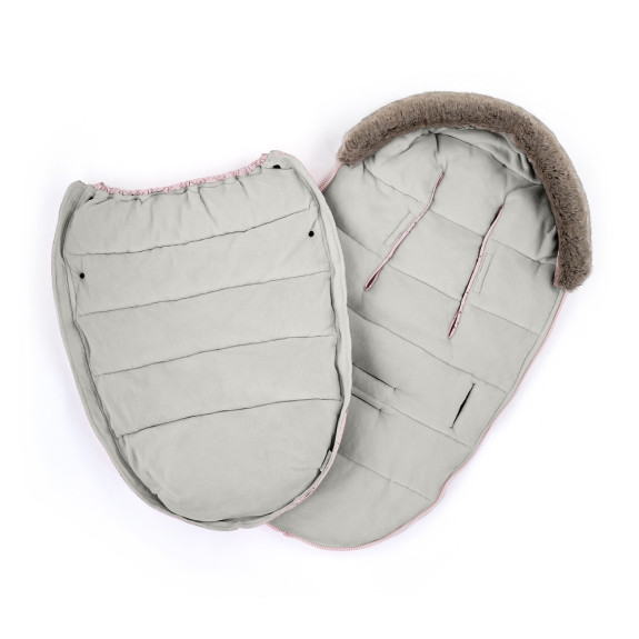 Set zimný fusak Comfy 4 v 1 + rukavice na kočík Furry Petite & Mars