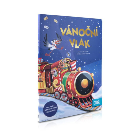 Detská kniha - Vianočný vlak Albi