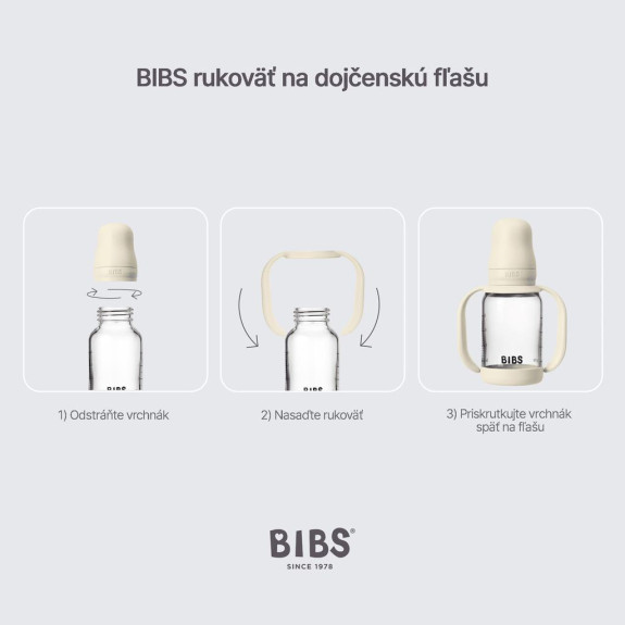 Ouška na fľašu Bibs