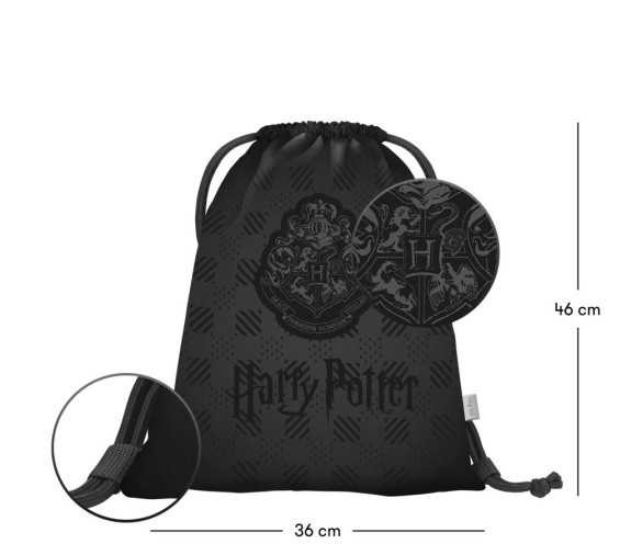 Vrecko Harry Potter Bradavice čierny GRS Baagl