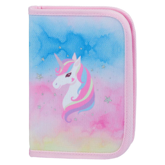 Školský peračník jednoposchodový Rainbow Unicorn Baagl