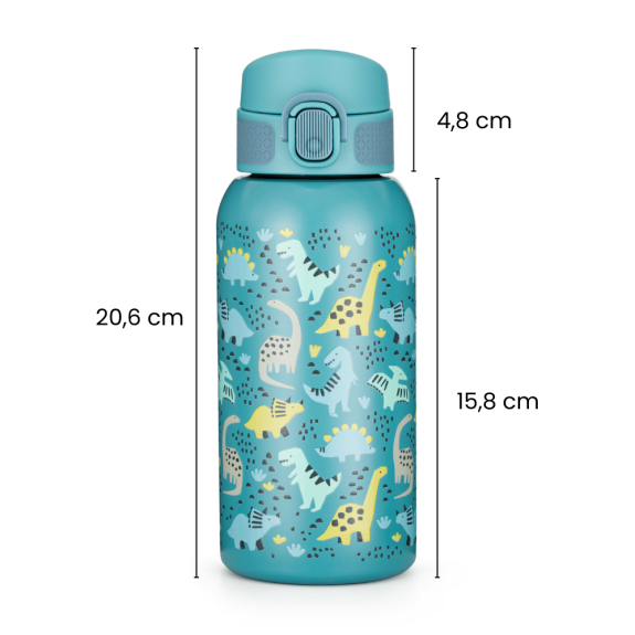 Fľaša nerezová termo s náustkom 500 ml 36 m+ Petite & Mars