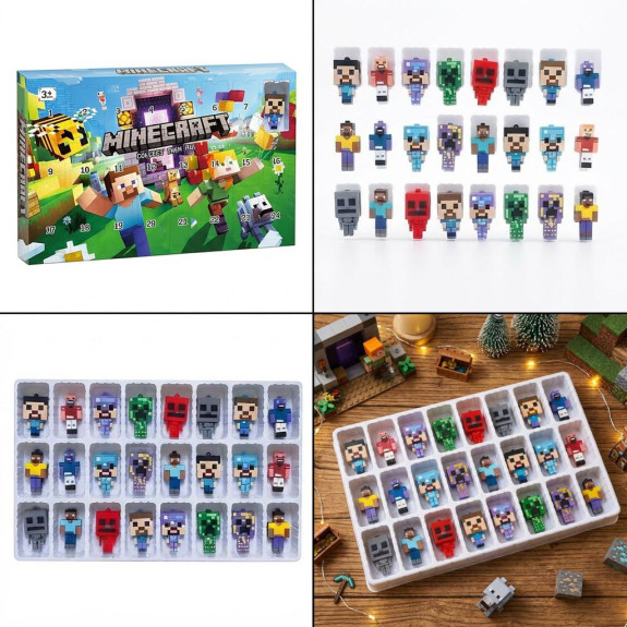 Adventný kalendár Minecraft Best christmas collection